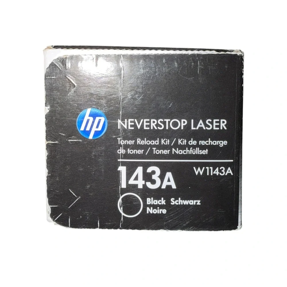 Genuine HP 143A W1143A Neverstop Laser Black Toner Reload Kit Sealed OEM